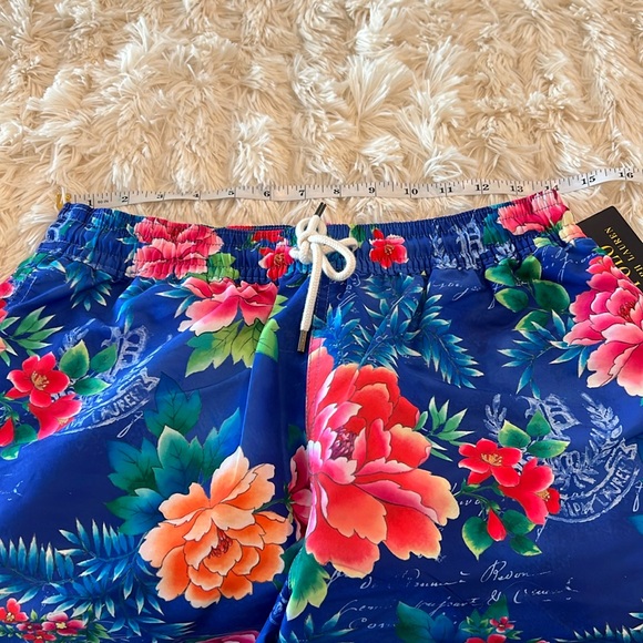 Polo Ralph Lauren Men’s Floral Swim Trunks Size S - Picture 12 of 16